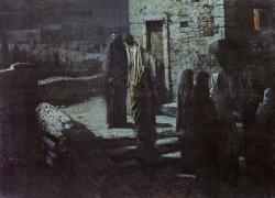 Ге Н.Н. Выход Христа с учениками в Гефсиманский сад. 1889